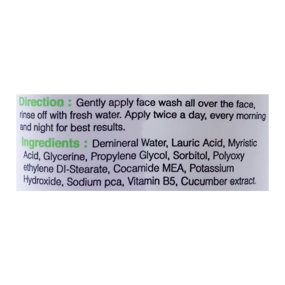YC Whitening Face Wash, With Cucumber Extract, 100ml, Face Washes, YC, Chase Value