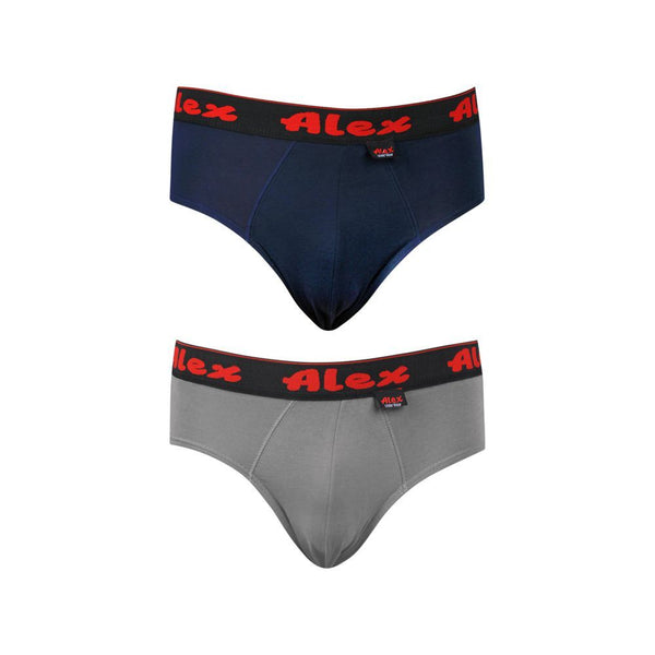 Men's Alex Brief Underwear, Pack Of 2, Mix Color