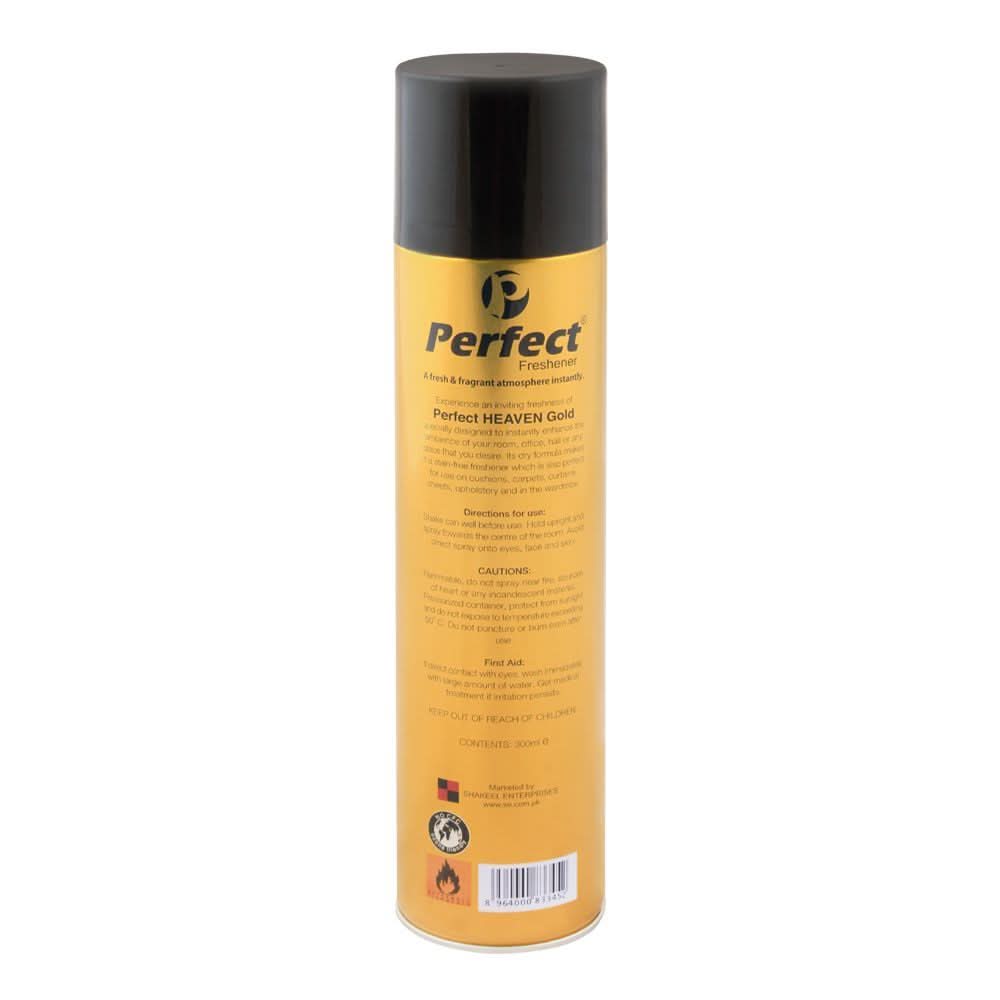 Perfect Heaven Gold Room Air Freshener, 300ml, Air Freshners, Perfect, Chase Value