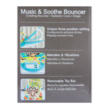 Mastela Baby Music & Soothe Bouncer, 6876, Carrier Strollers & Furniture, Mastela, Chase Value