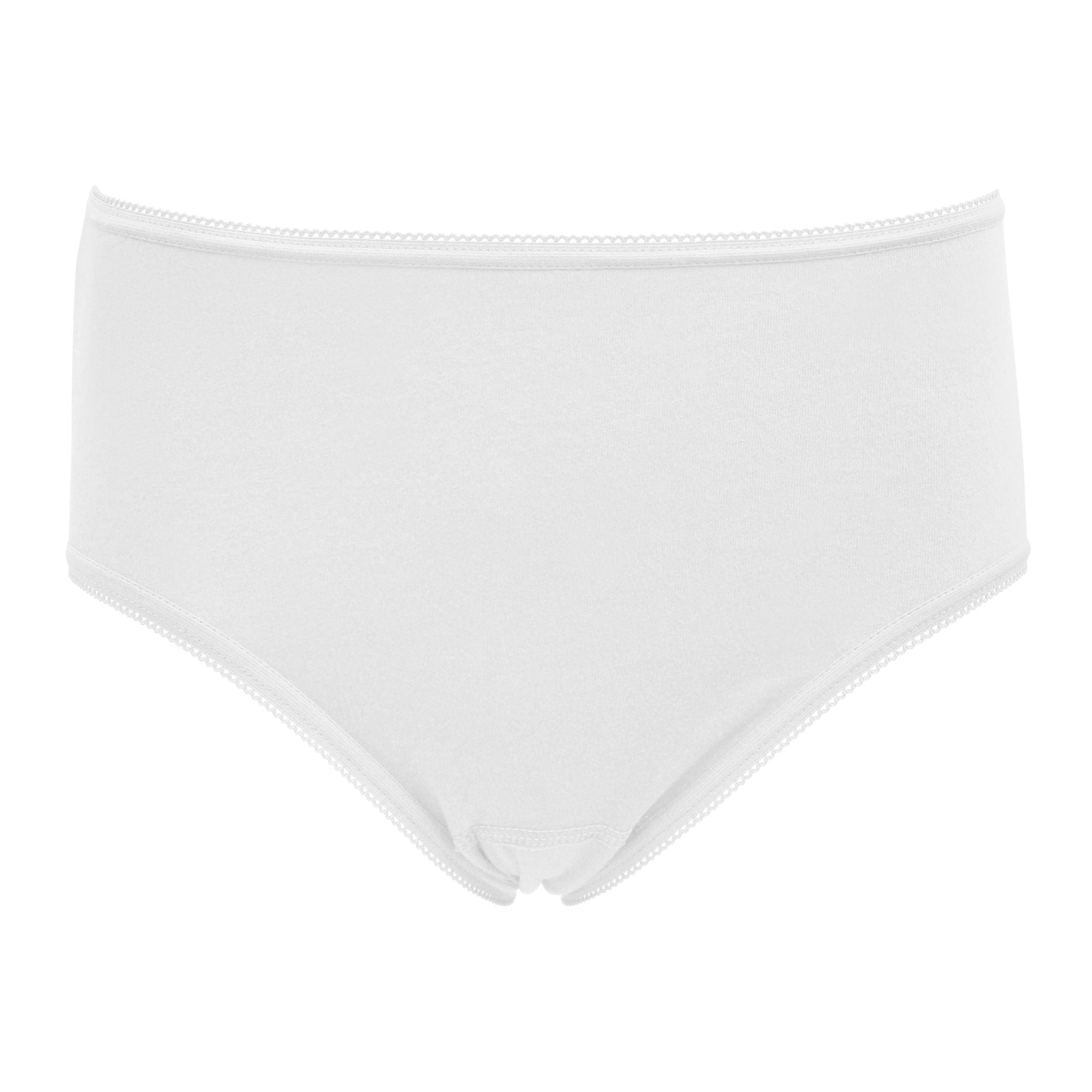 Women's  Panty Deluxe Brief - White, Women Panties, IFG, Chase Value
