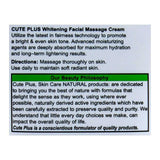 Cute Plus Rose Whitening All Skin Type Facial Massage Cream 150ml, Creams & Lotions, Cute Plus, Chase Value