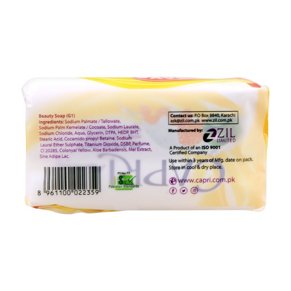 Capri Moisturising Aloe-Nurture Extracts Soap, 3x140g, Soaps, Capri, Chase Value