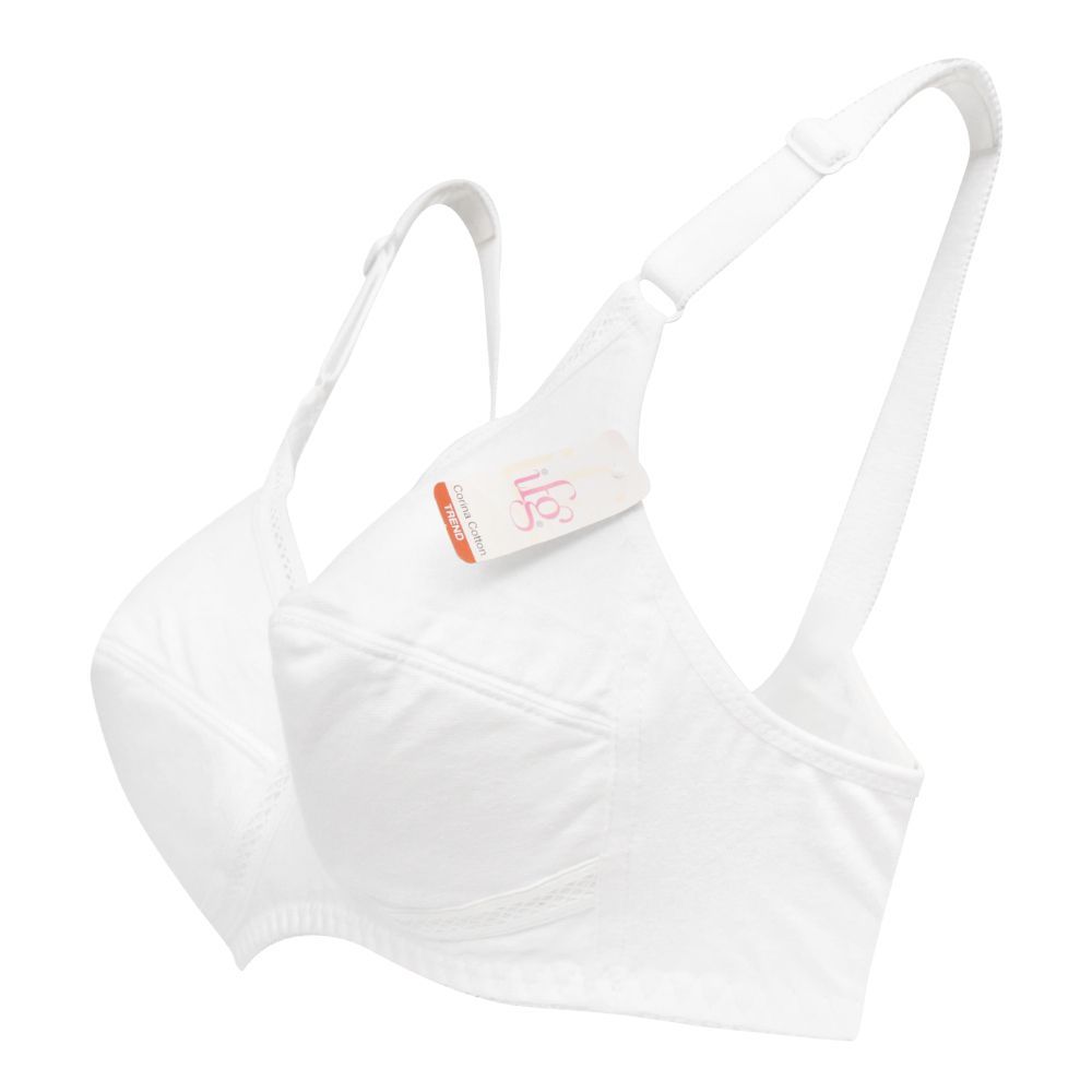 IFG Bra Corina Cotton - White, Women Bras, IFG, Chase Value