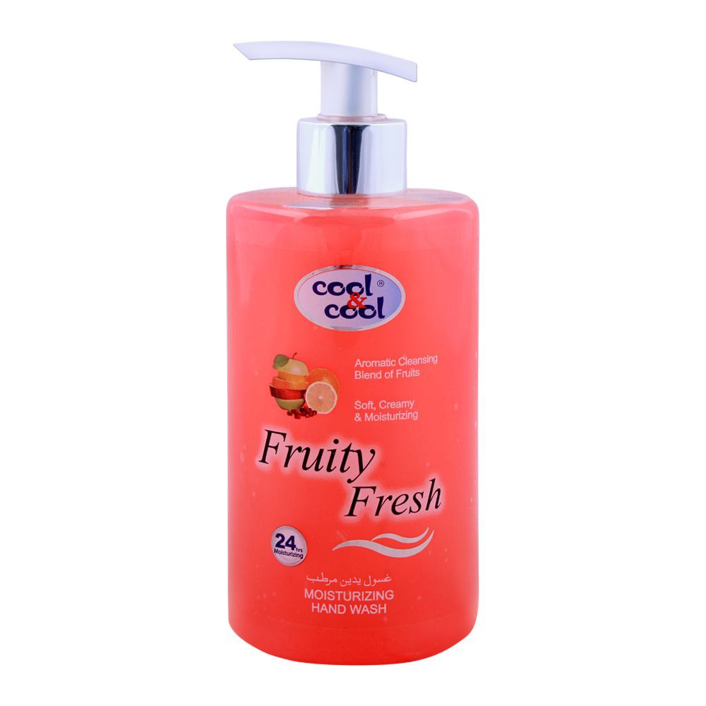 Cool & Cool Fruity Fresh Moisturizing Hand Wash 500Ml, Hand Wash, Cool & Cool, Chase Value