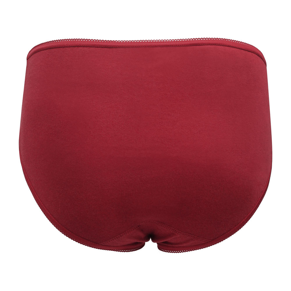 Women's  Panty Deluxe Brief - Maroon, Women Panties, IFG, Chase Value