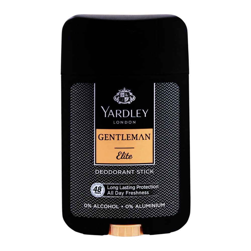 Yardley Gentleman Elite Deodorant Stick, 0% Alcohol, 50ml, Body Roll On & Sticks, Yardley, Chase Value