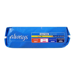 Always Maxi Thick Pads, Long, 30-Pack