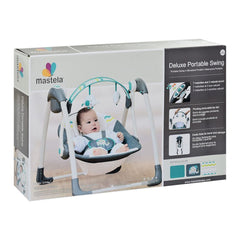 Mastela Deluxe Portable Baby Auto Swing, Elephant, 3-11 Kg, 6503