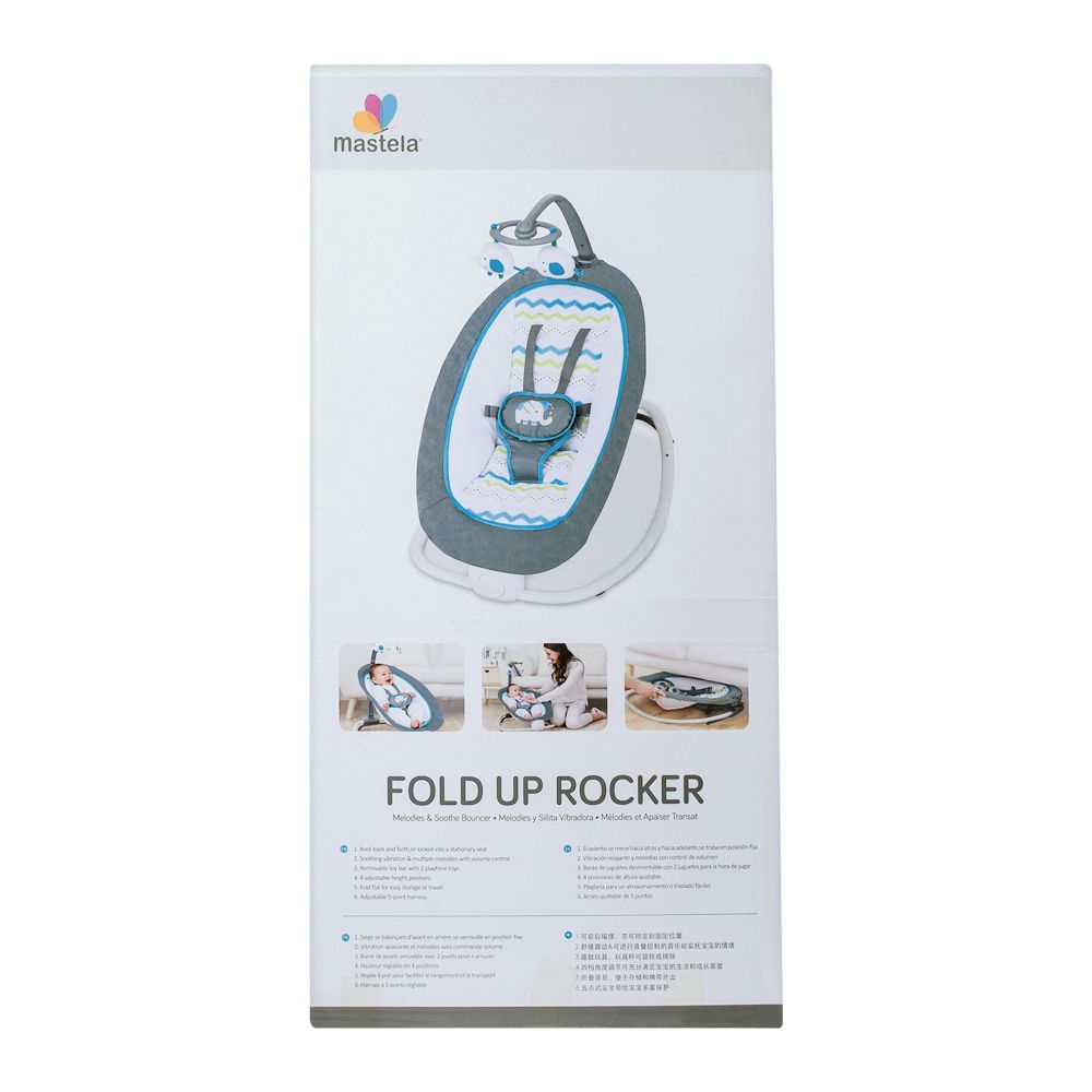 Mastela Fold Up Baby Rocker, 3-9 KG, 6915, Carrier Strollers & Furniture, Mastela, Chase Value