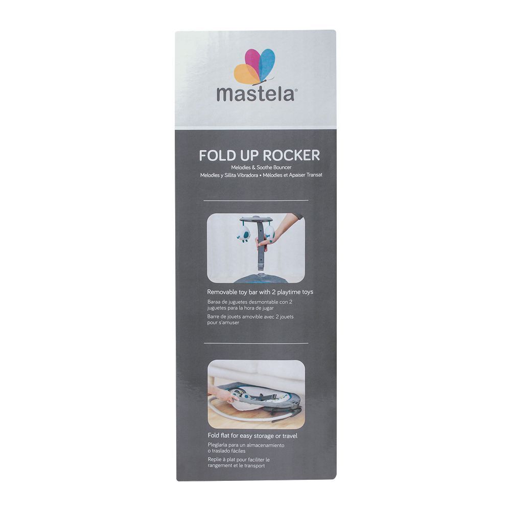 Mastela Fold Up Baby Rocker, 3-9 KG, 6915, Carrier Strollers & Furniture, Mastela, Chase Value