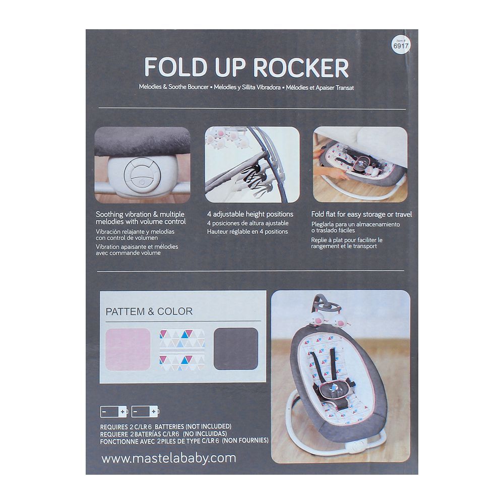 Mastela Baby Fold-Up Rocker, 6917, Carrier Strollers & Furniture, Mastela, Chase Value