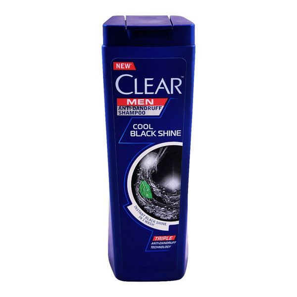 Clear Men Triple Anti-Dandruff Cool Black Shine Shampoo, 400ml, Shampoo & Conditioner, Clear, Chase Value