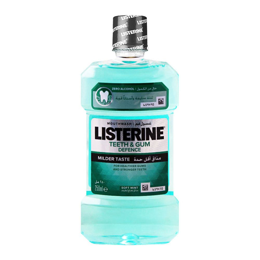 Listerine Teeth & Gum Defence Soft Mint Mouthwash, 250ml, Oral Care, Listerine, Chase Value
