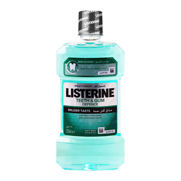 Listerine Teeth & Gum Defence Soft Mint Mouthwash, 250ml