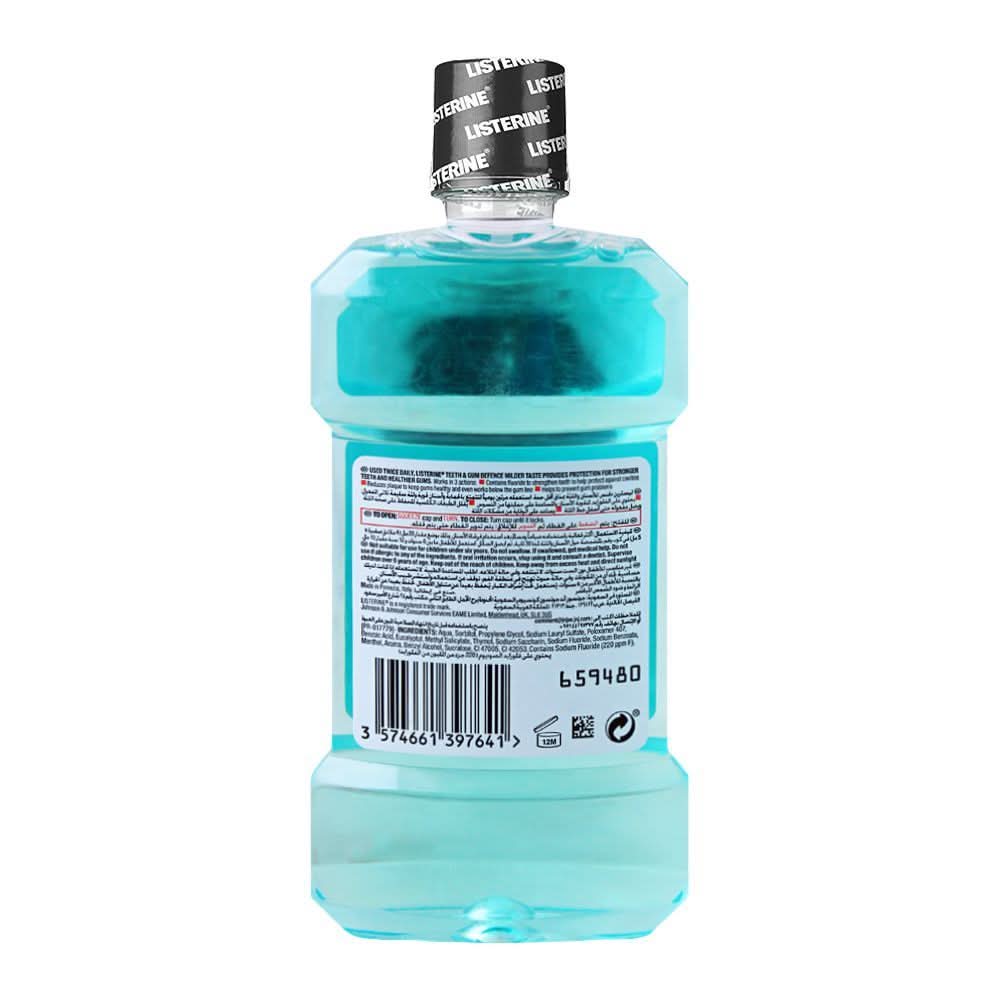 Listerine Teeth & Gum Defence Soft Mint Mouthwash, 250ml, Oral Care, Listerine, Chase Value