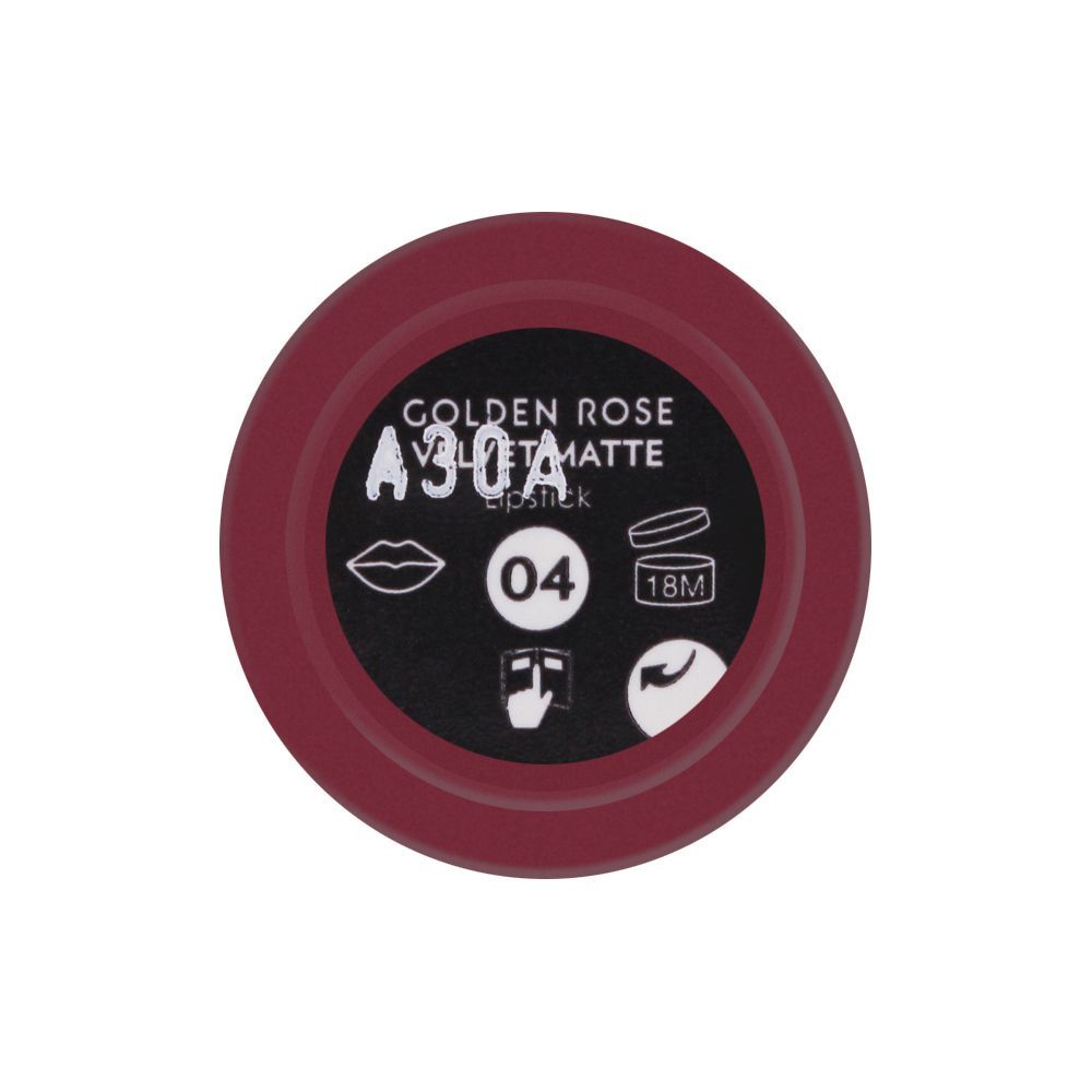 Golden Rose Velvet Matte Lipstick, 04, Lipstick, Golden Rose, Chase Value