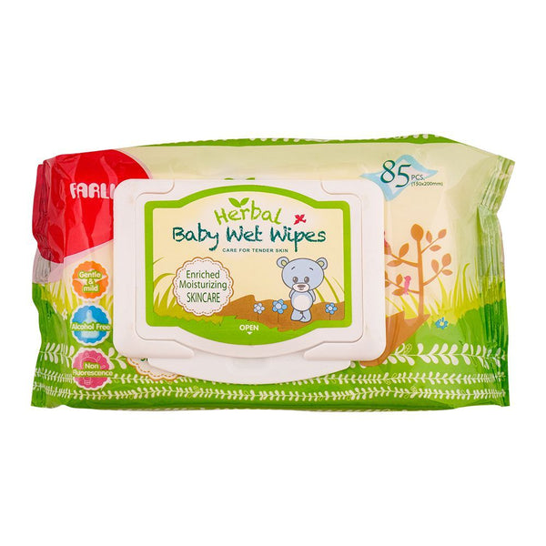Farlin Herbal Baby Wet Wipes, 85-Pack, DT-006D, Feeding Supplies, Farlin, Chase Value