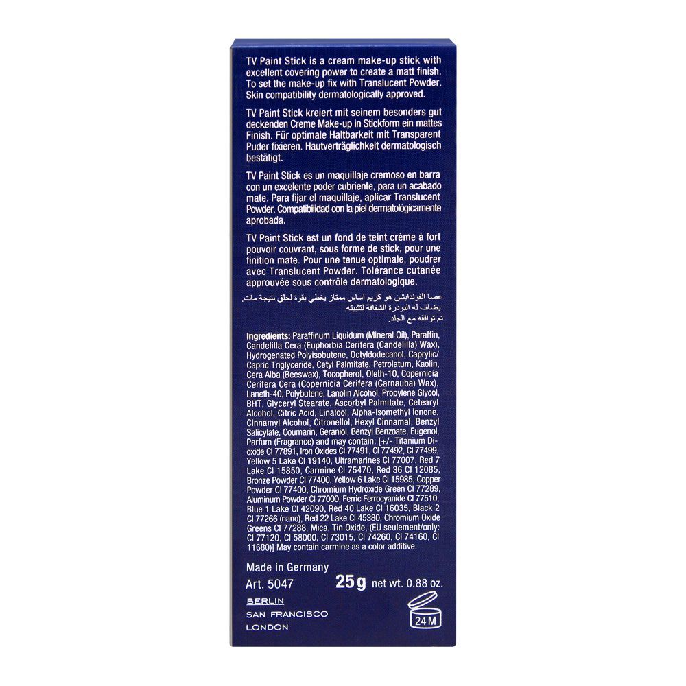 Kryolan TV Paint Stick, 5W, Foundation, Kryolan, Chase Value