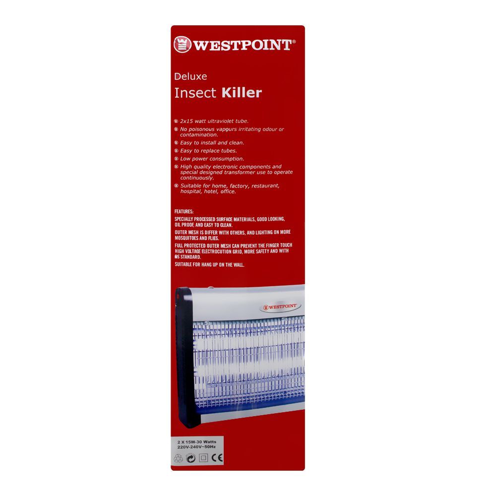 West Point Deluxe Insect Killer, 3000 Volts, WF-7112, Electronics, Westpoint, Chase Value