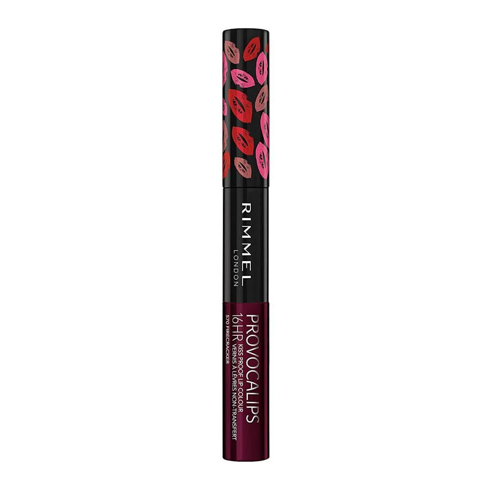 Rimmel Provocalips 16HR Kiss Proof Lip Colour, 570 Fire Cracker, Lip gloss, Rimmel, Chase Value