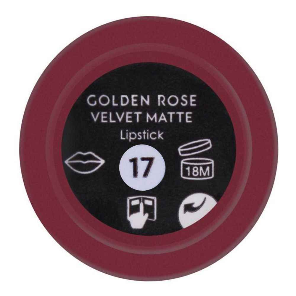 Golden Rose Velvet Matte, Lipstick 17, Lipstick, Golden Rose, Chase Value