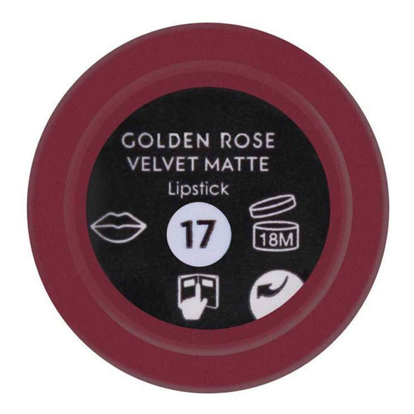 Golden Rose Velvet Matte, Lipstick 17