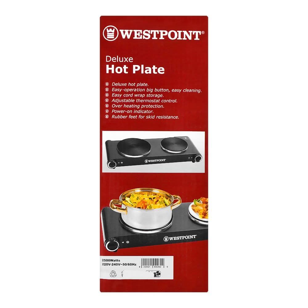 West Point Hote Plate Double WF-262, Toaster & Hot Plate, WestPoint, Chase Value