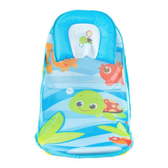 Mastela Deluxe Baby Bather, Blue, Turtles/Fish Pattern, 7163, Bath Accessories, Mastela, Chase Value