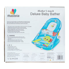 Mastela Deluxe Baby Bather, Blue, Turtles/Fish Pattern, 7163, Bath Accessories, Mastela, Chase Value