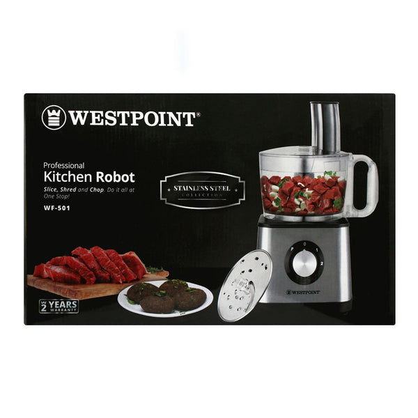 West Point Professional Kitchen Robot, Slice + Shred + Chop, 500W, WF-501, Chopper, Westpoint, Chase Value