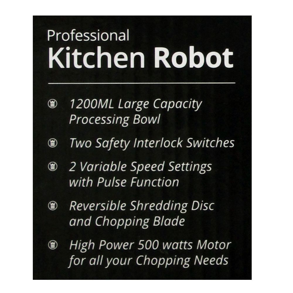 West Point Professional Kitchen Robot, Slice + Shred + Chop, 500W, WF-501, Chopper, Westpoint, Chase Value