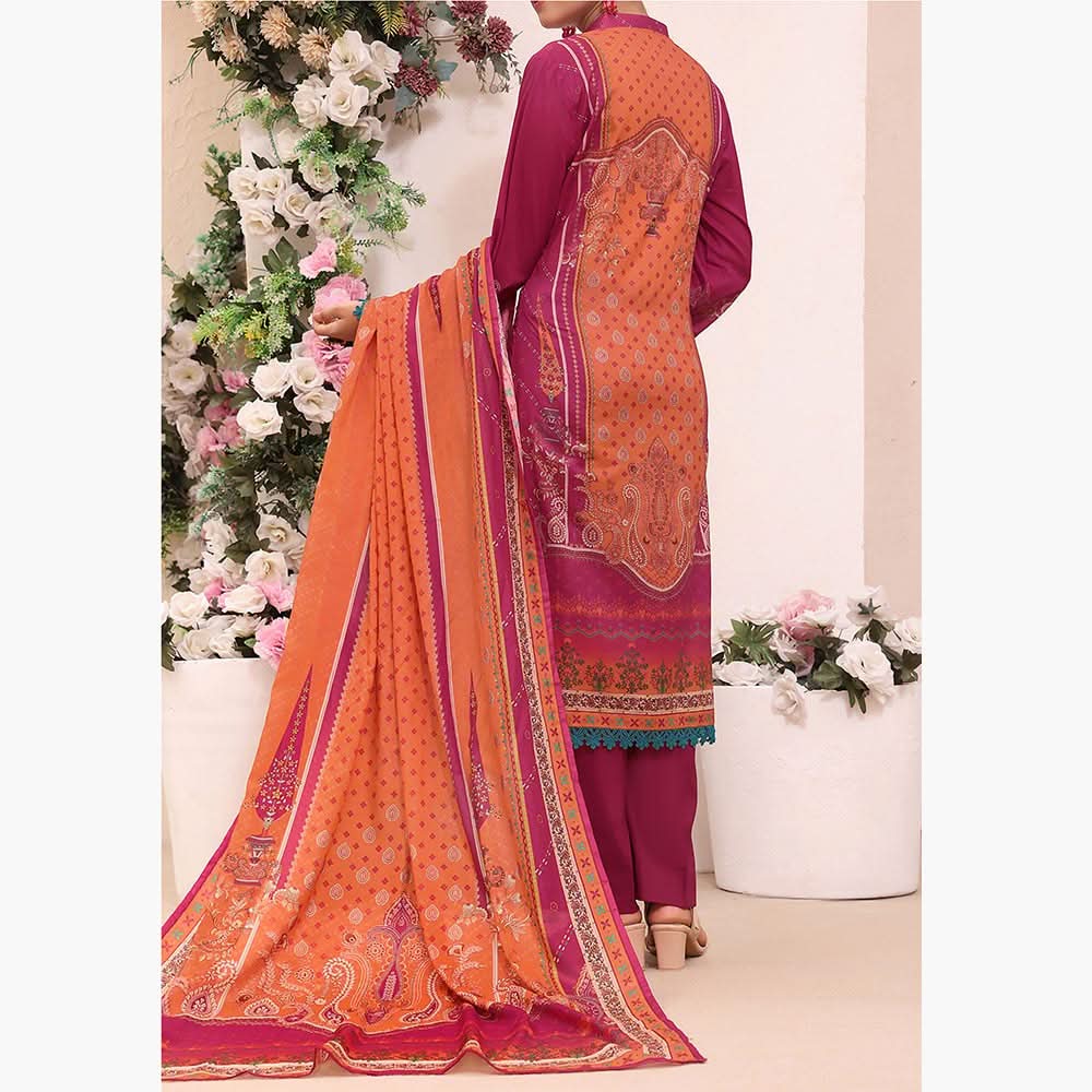 VS Misri Printed Lawn Unstitched 3Pcs Suit - 119, Women, 3Pcs Shalwar Suit, Vs Textile Mills, Chase Value