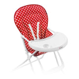 Tinnies Baby High Chair, Red, T-026, Carrier Strollers & Furniture, Tinnies, Chase Value
