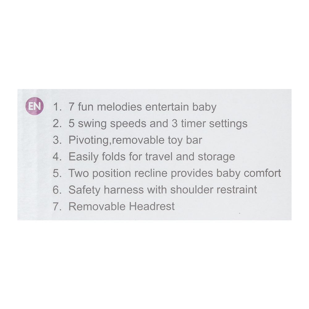 Mastela Deluxe Portable Auto Baby Swing, 6505, Carrier Strollers & Furniture, Mastela, Chase Value