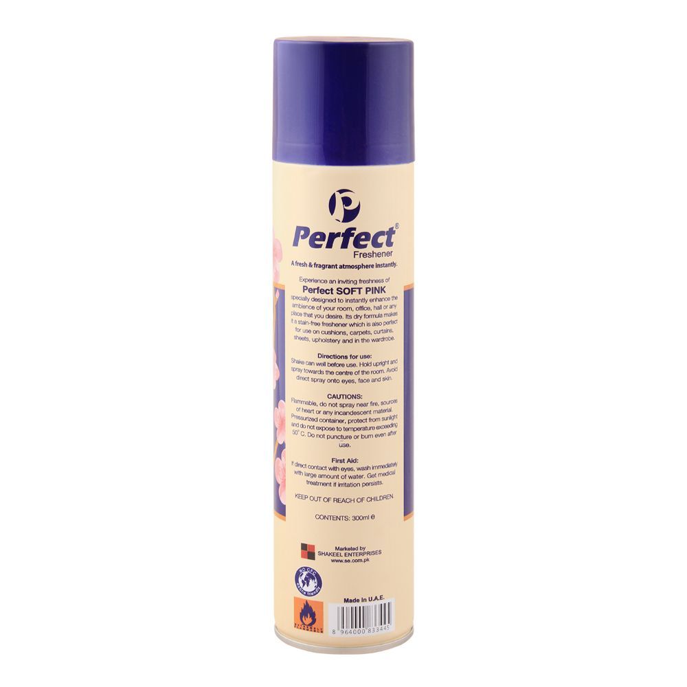 Perfect Soft Pink Room Air Freshener, 300ml, Air Freshners, Perfect, Chase Value