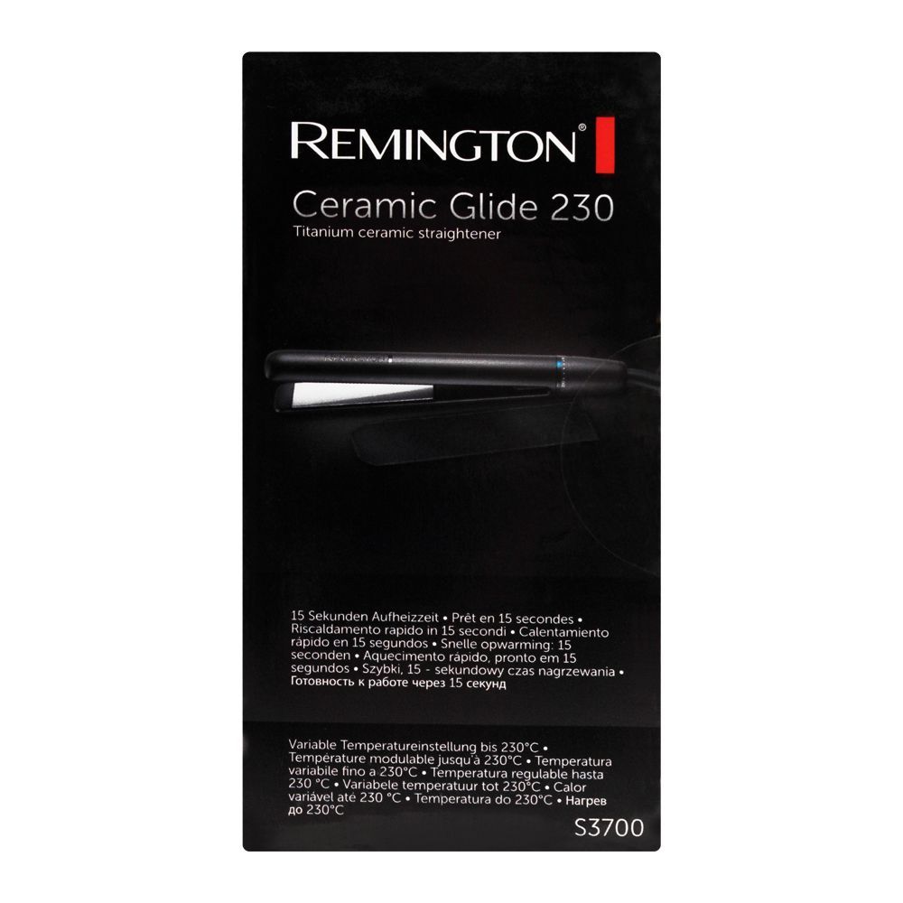Remington Ceramic Glide 230 Hair Straightener, S3700 – Chase Value