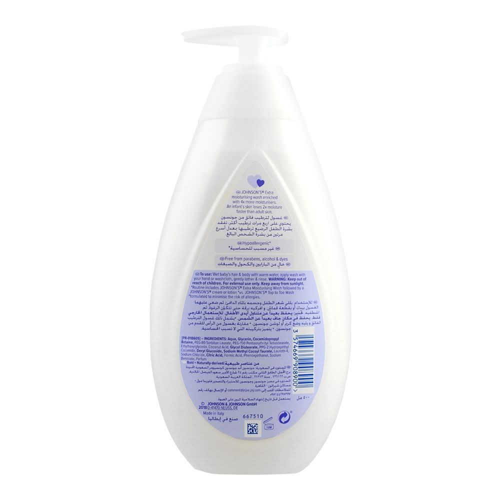 Johnson's Extra Moisturising Bath, Newborn, 500ml, Baby Care, Johnson's, Chase Value