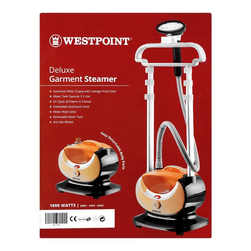 West Point Garment Steamer, WF-1156, Iron & Streamers, Westpoint, Chase Value