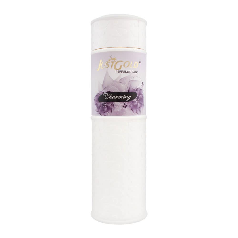 Just Gold Charming Perfumed Talcum Powder, 250g, Powders, Just Gold, Chase Value