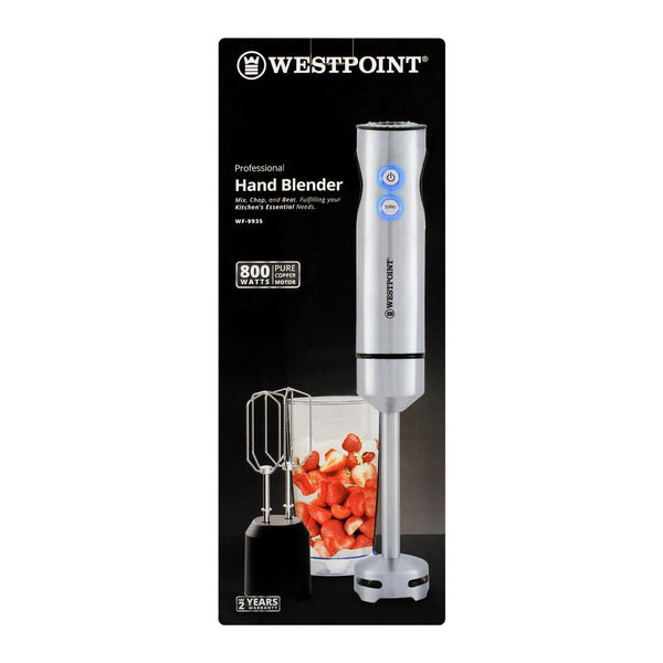 West Point Professional Hand Blender, 800W, Variable Speed, WF-9935, Juicer Blender & Mixer, Westpoint, Chase Value