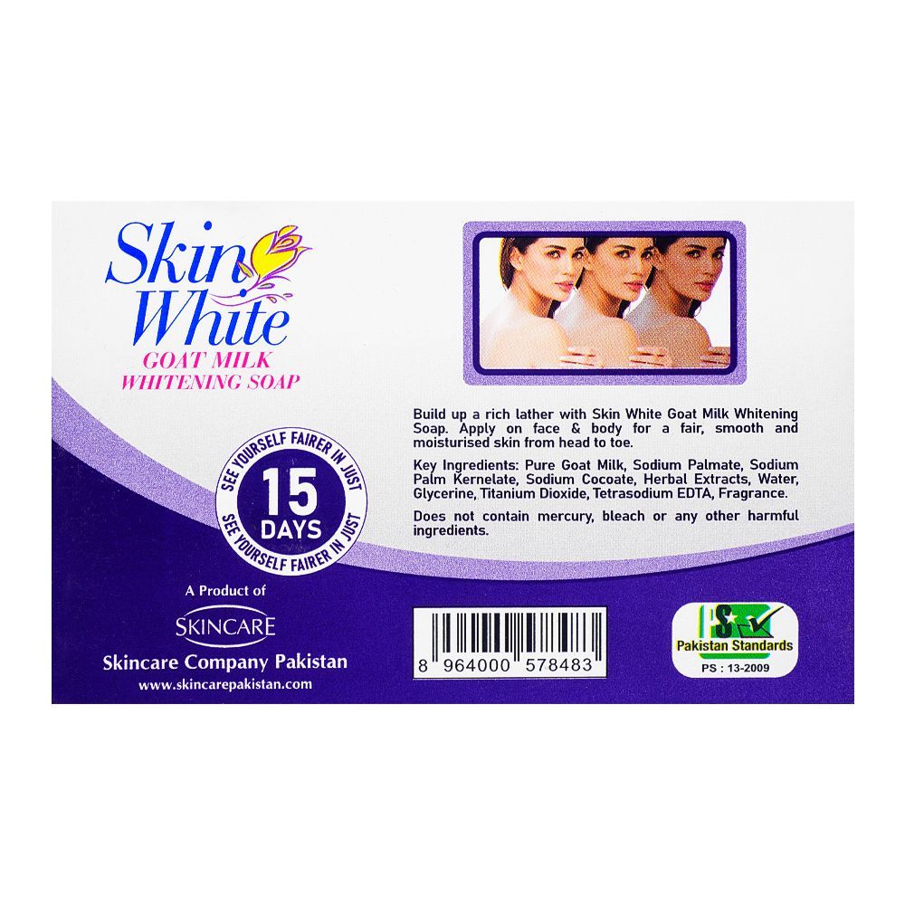 Skin White Sensitive Skin Formula Soap, 110g, Soaps, Skin White, Chase Value