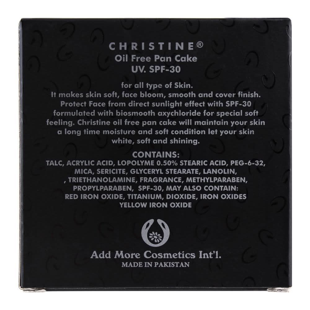 Christine Oil Free Pan Cake 45, Face Whitening, Christine, Chase Value
