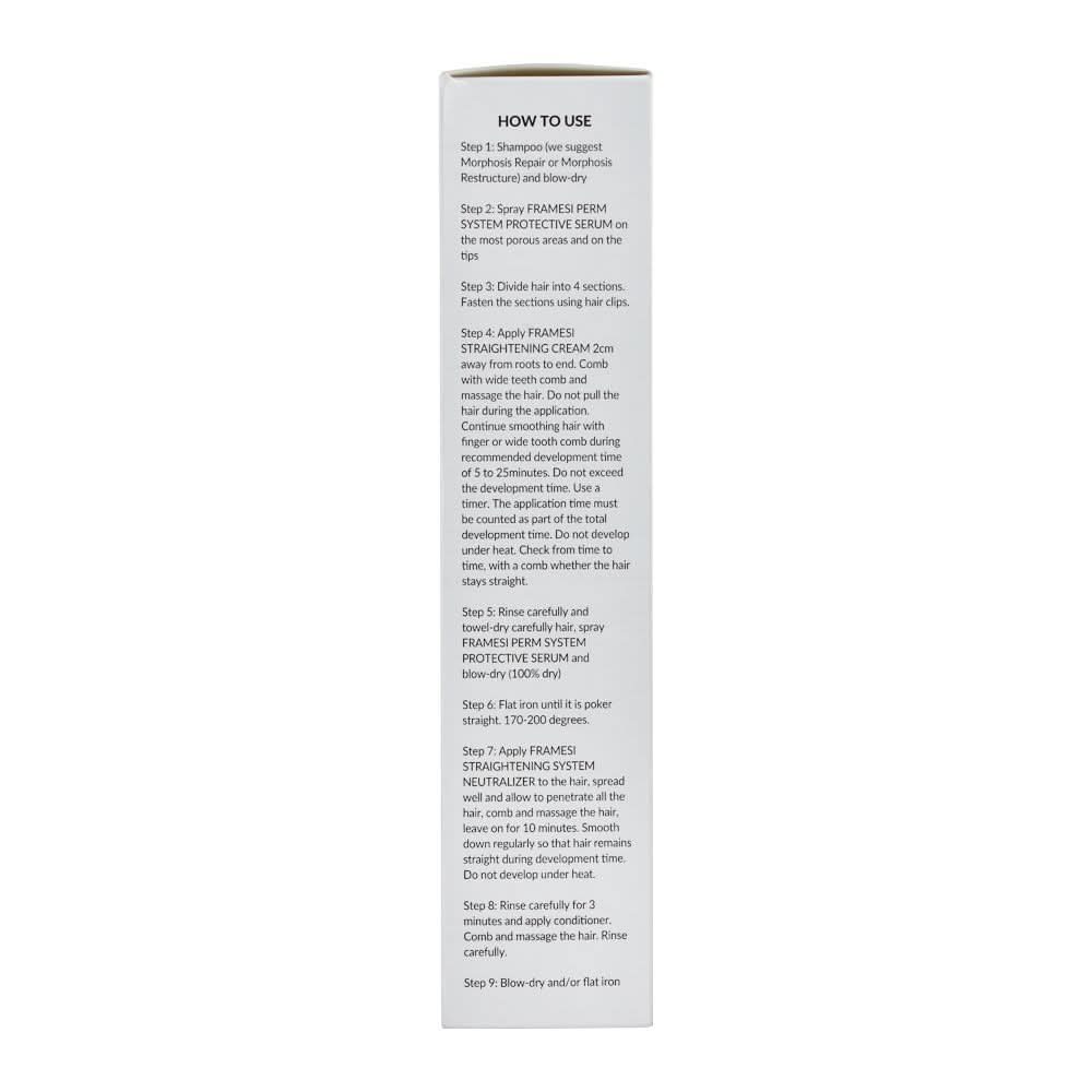 Framesi Straightening System Hair Straightening Cream, Regular, 280ml, Hair Treatments, Framesi, Chase Value