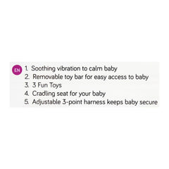 Mastela Soothing Vibrations Baby Bouncer, 6719, Carrier Strollers & Furniture, Mastela, Chase Value