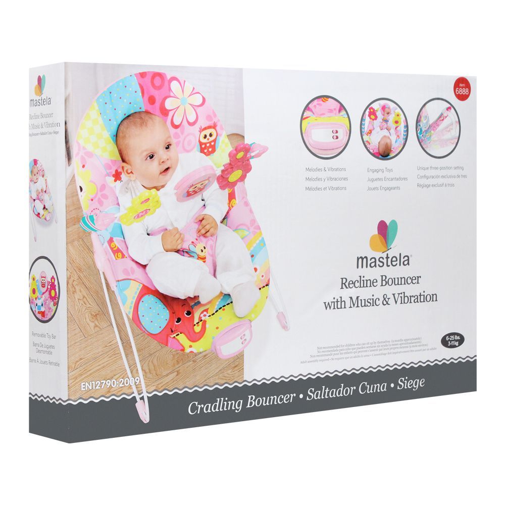 Mastela Recline Baby Bouncer, 6888, Carrier Strollers & Furniture, Mastela, Chase Value