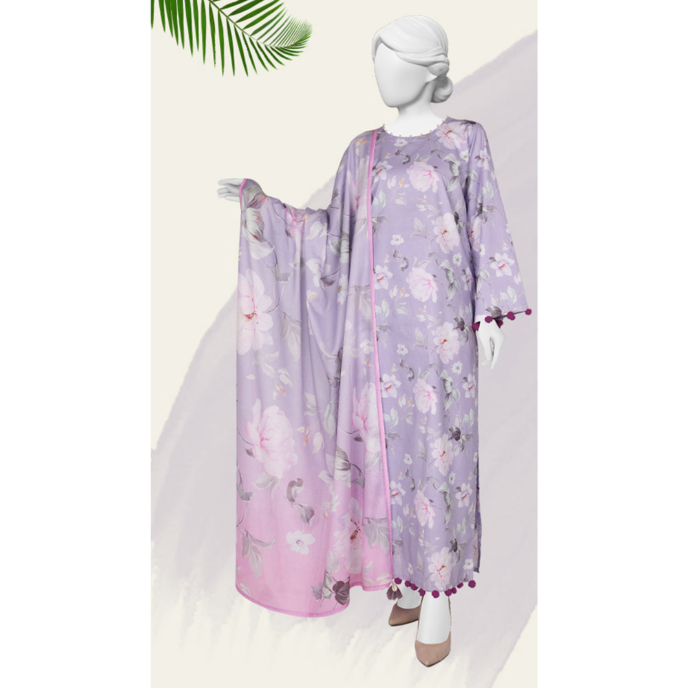Panjnad Norah Lawn By J. Printed Unstitched 3 Pcs Suit - 241301, Women, 3Pcs Shalwar Suit, Chase Value, Chase Value