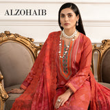 Al-Zohaib Sun Shine Cotton Printed Unstitched 3Pcs Suit - 11, Women, 3Pcs Shalwar Suit, Al-Zohaib Textiles, Chase Value
