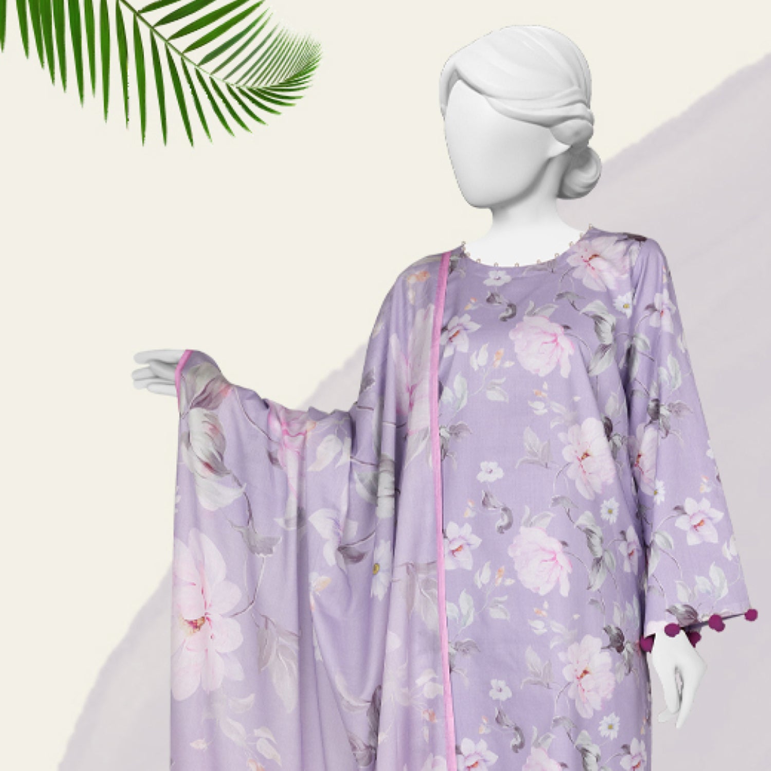 Panjnad Norah Lawn By J. Printed Unstitched 3 Pcs Suit - 241301, Women, 3Pcs Shalwar Suit, Chase Value, Chase Value