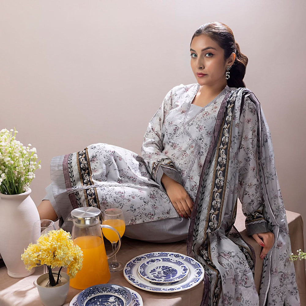 Salina Weaving Dobby By Regalia Printed Lawn Unstitched 3 Pcs Suit - 11, Women, 3Pcs Shalwar Suit, Regalia Textiles, Chase Value